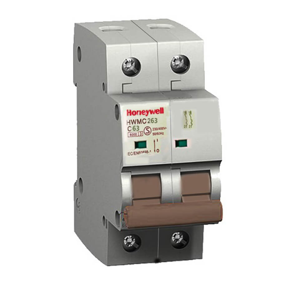 Cầu dao tự động MCB 2 cực 63A HONEYWELL HWMC263